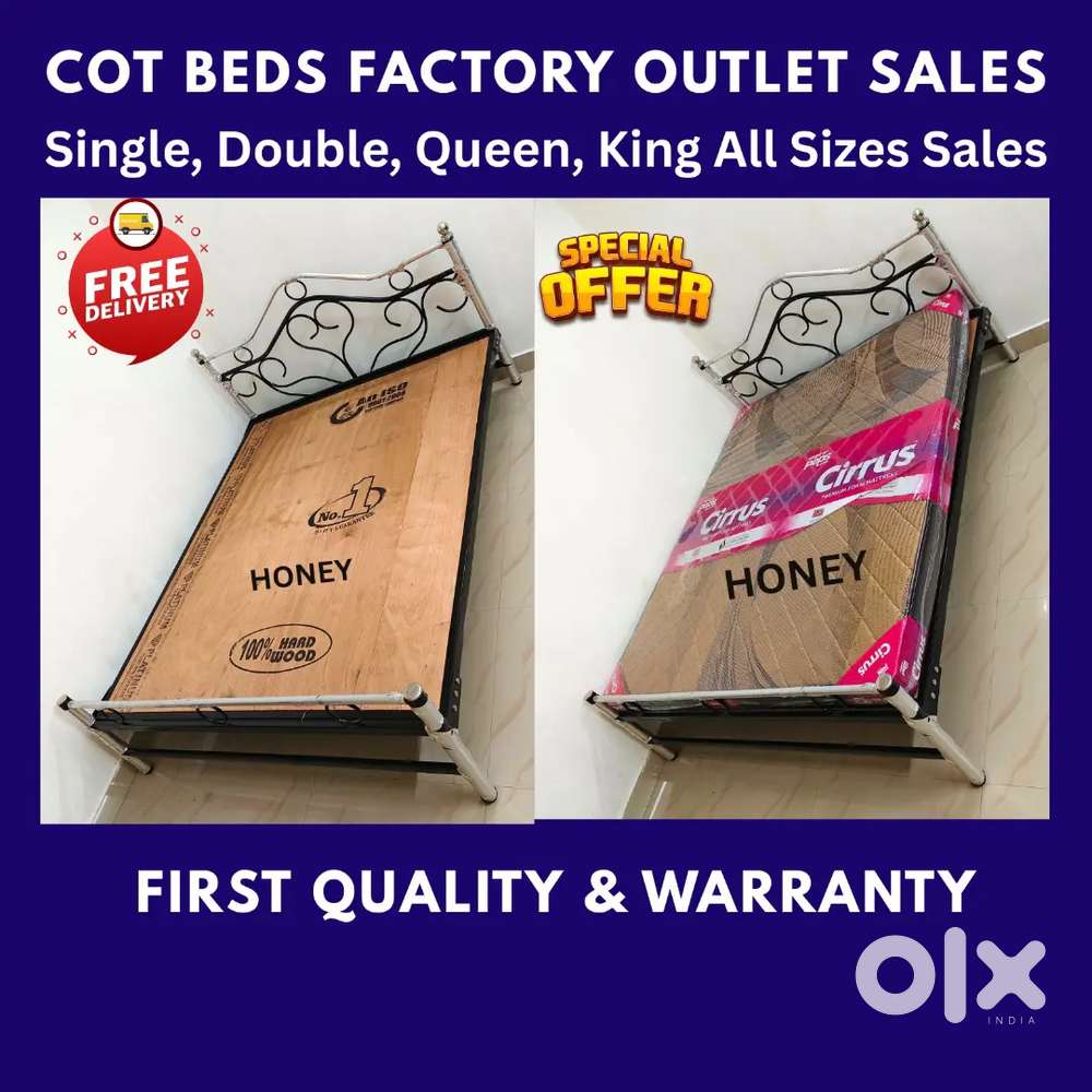 Beds - Chennai Honey Furniture shop online service Steel Cot Bed
