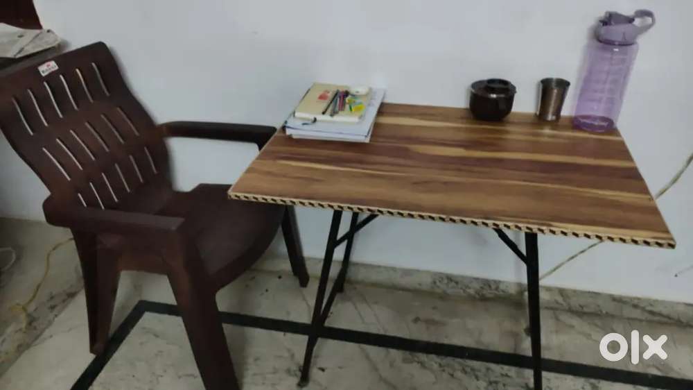 Folding Study Table and Maharaja Chair