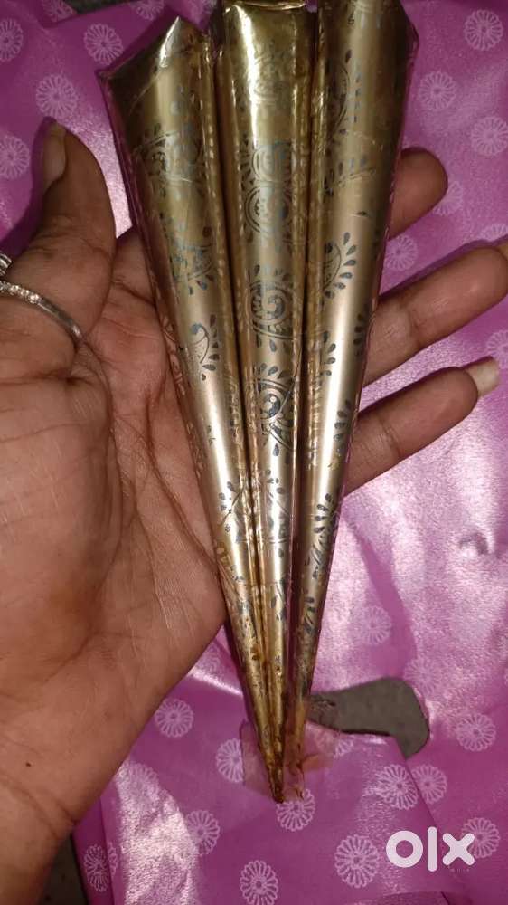 Organic mehendi cones