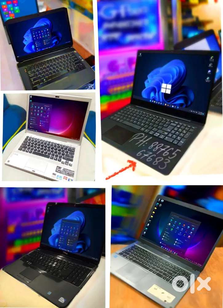 10 LAPTOPs  2nd Hand COMPUTER DESKTOP also available
