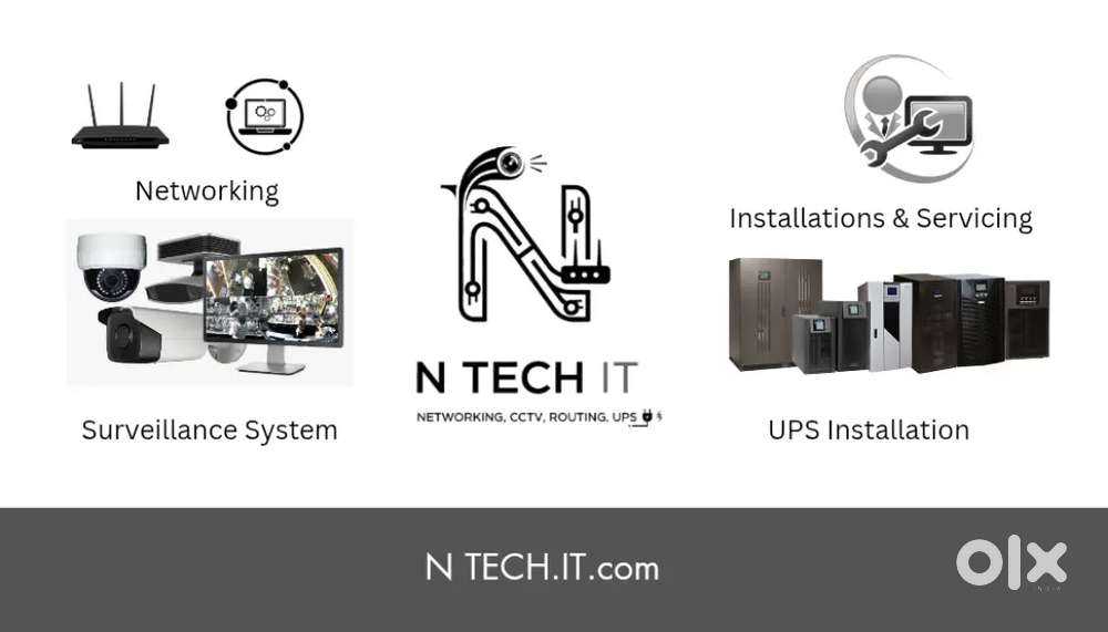 CCTV UPS COMPUTERS NETWORKING