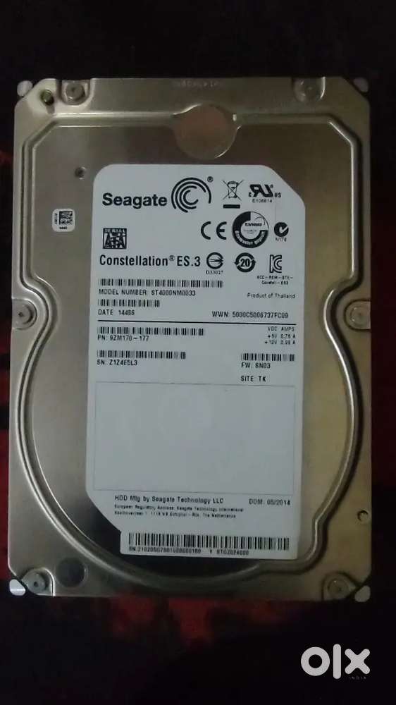 Seagate 4TB Hard Disk