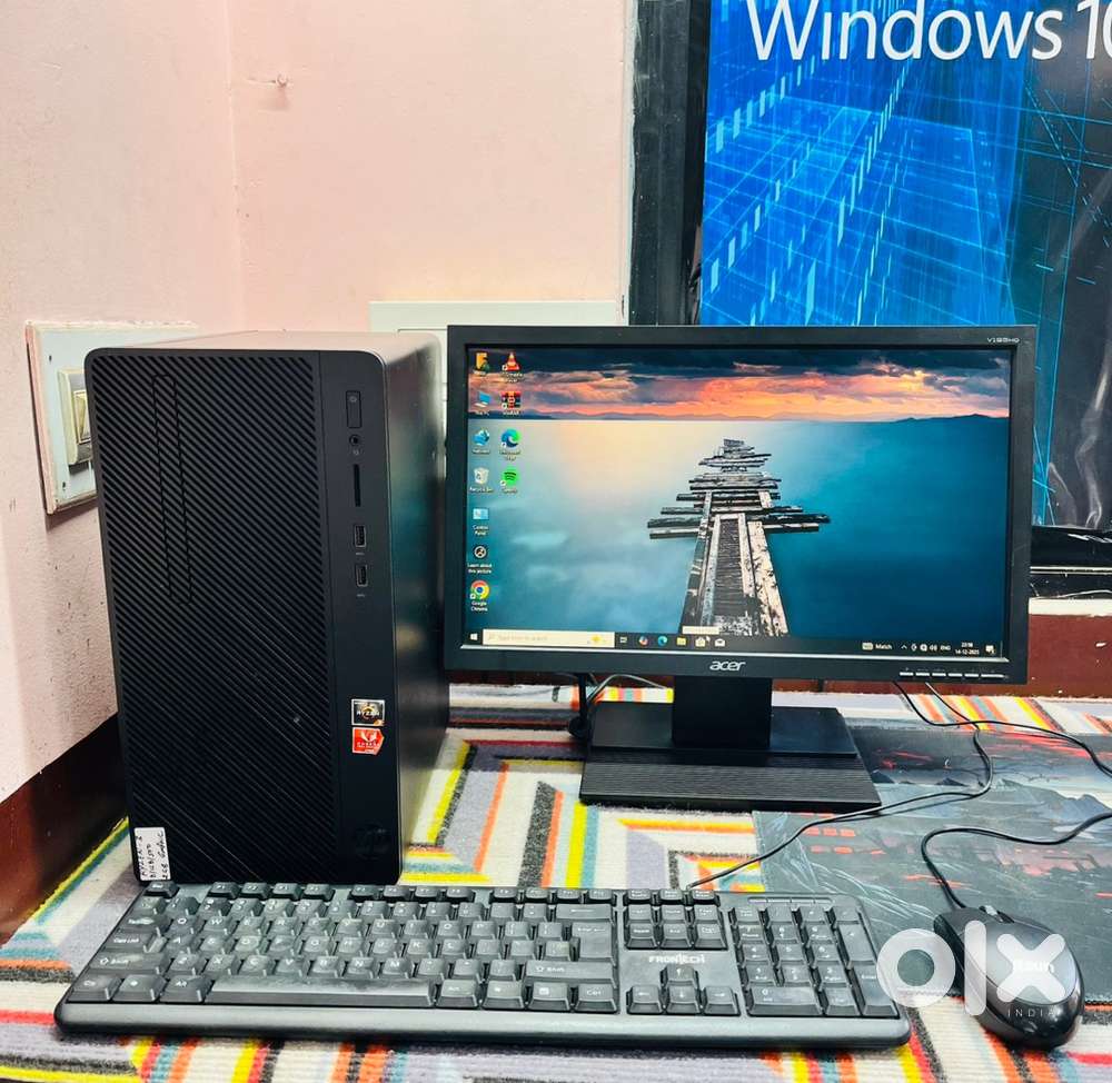 HP GAMING DESKTOP RYZEN 3 2200G 8GB RAM 128GB SSD+500GB HDD 2GB Graphi