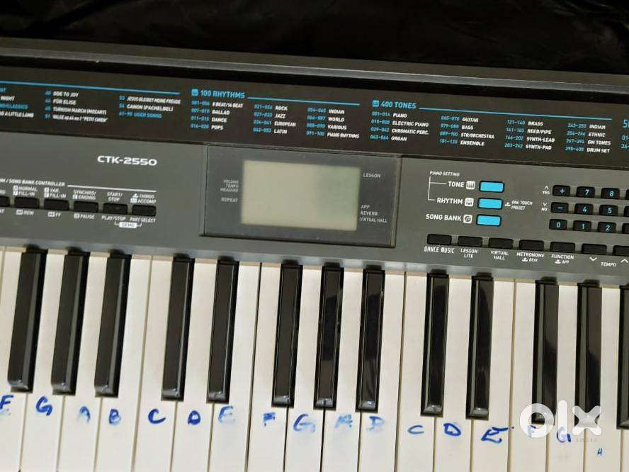 Casio keyboard CTK 2550 model 61 keys