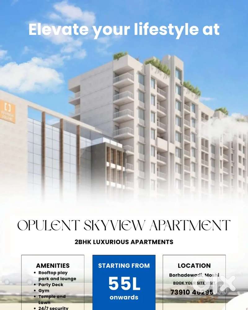 Luxurious 2BHK for sale, Nearing Possession @ Moshi