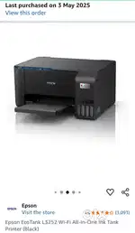 3 Months Old, Epson L3252 Wifi Printer