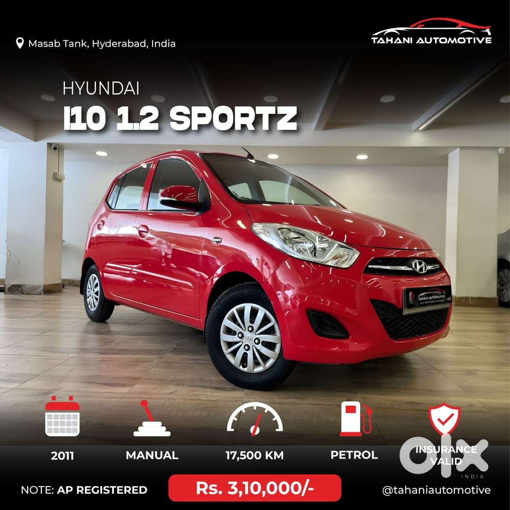 Hyundai i10 Sportz 1.2 Kappa (O), 2011, Petrol