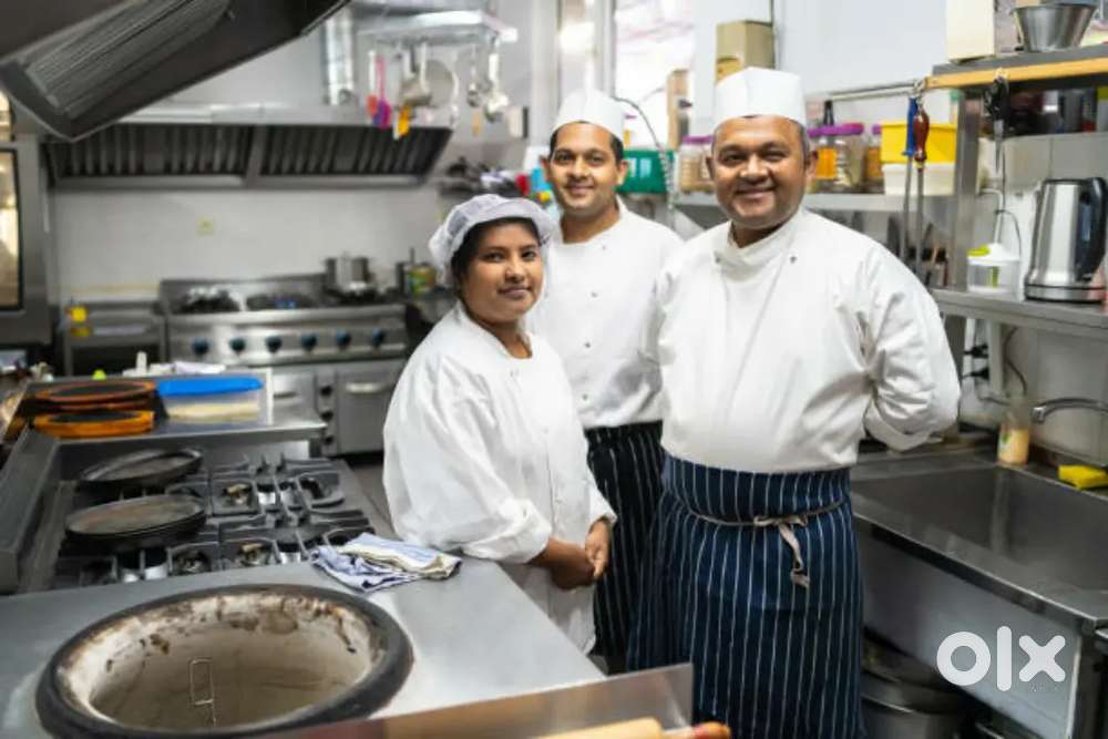 Junior Cook + kitchen helping staff for home kitchens