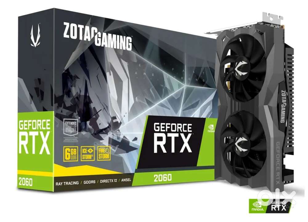 Rtx 2060 6GB GRAPHIC CARD DDR6 PLAY HIGH END GAMEING