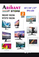 NEW Box Pack IPS Led  / Monitor  /  3 Year Warranty