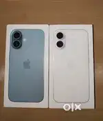 iPhone 16 128 gb (white and tean colour)