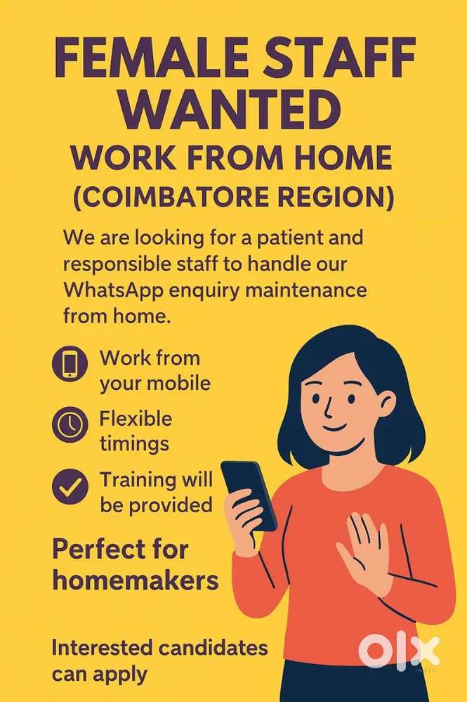 WhatsApp Enquiry Maintenance - Work From Home