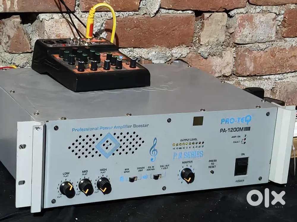 18 inch double base JBL model with 1200 pro teq amplifier