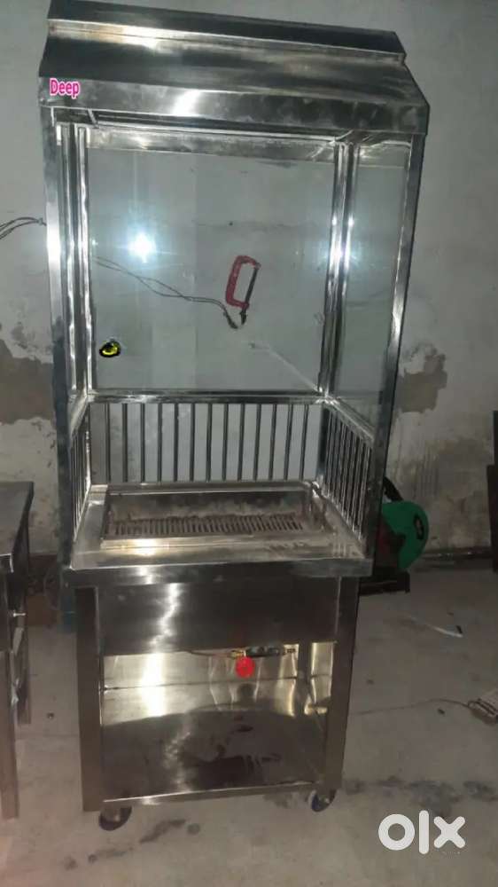 Resturant pizza cafe Items oven griller Chinese bhathi display counter