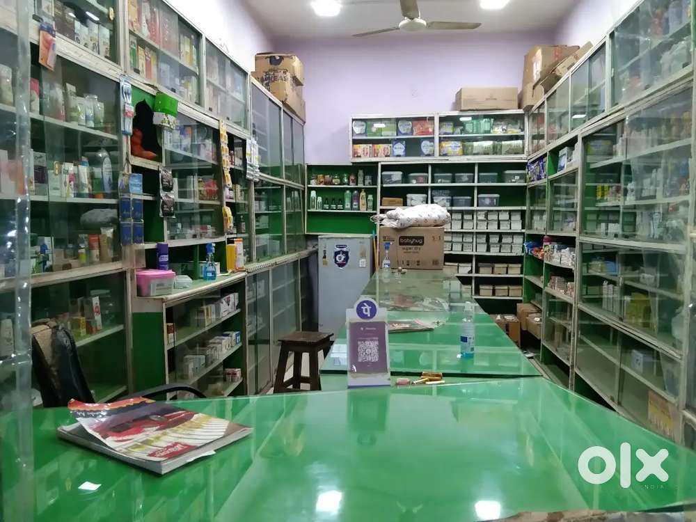 Medical counter and racks