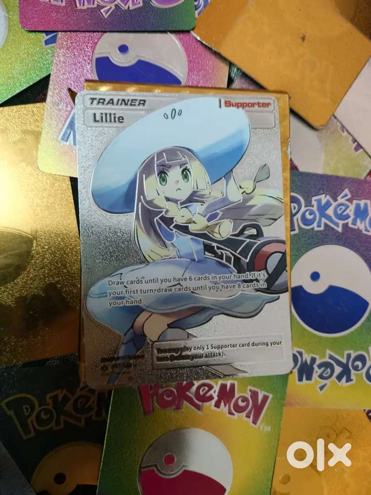 Ultra rare lille silver Pokemon card