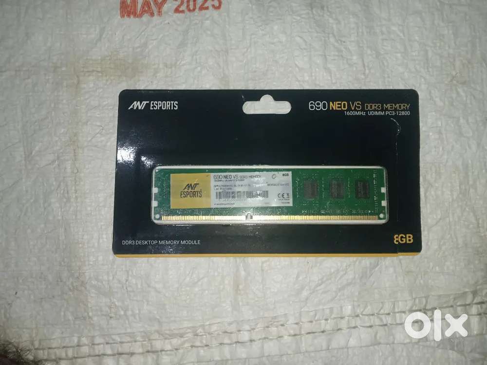 Ant eSports 8gb DDR3 desktop ram new