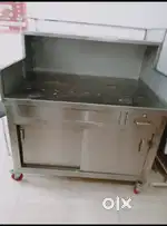 Stainless steel counter