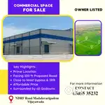 road facing commercial plots for sale