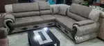 L shape sofa with designing handle and beautiful colour combination