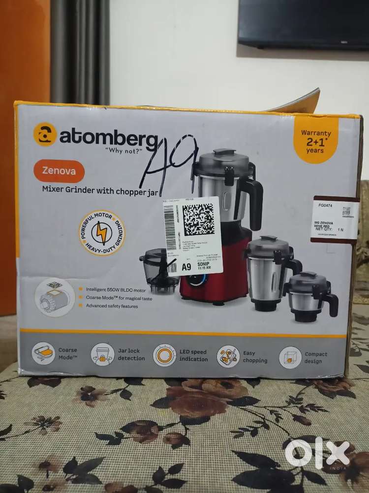 Atomberg Zenova Mixer Grinder