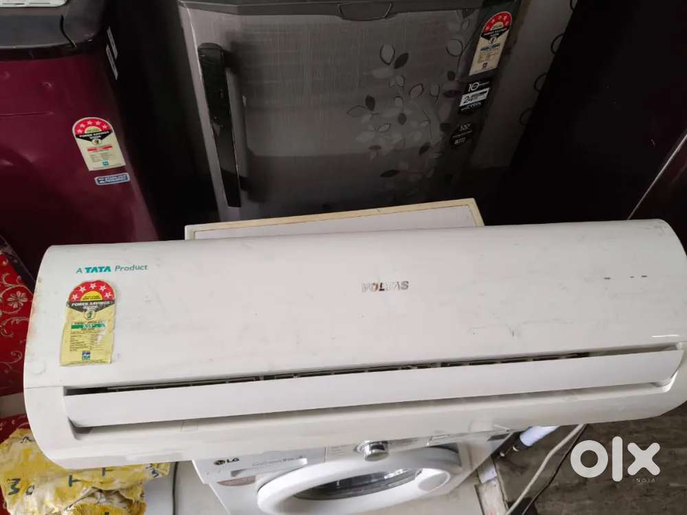 1 ton voltas ac available (with copper pipe)