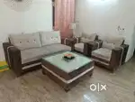 5 Seater Sofa Set with Center Table 1.5 years old
