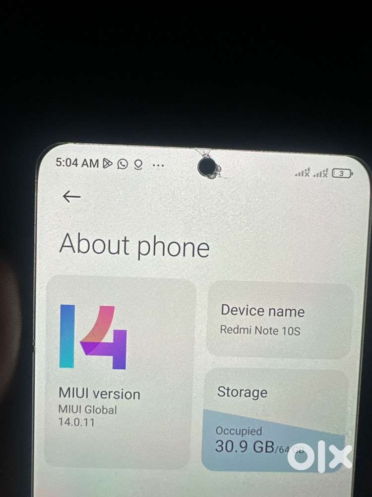 Redmi note 10 s
