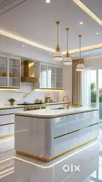 Wooden Modular kitchen interior designer Kerala Karnataka Tamilnadu