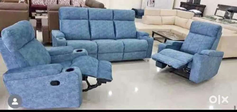 RECLINER SOFA SET ONE IN EMI AVAILABLE ALIYAR ARHAM RECLINERS FACTORY