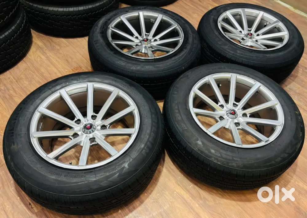 18 inch alloys with 235 65 18 for Scorpio N and XUV 500