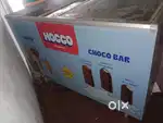 Sell 550 ltr blue star make glass top deep fridger