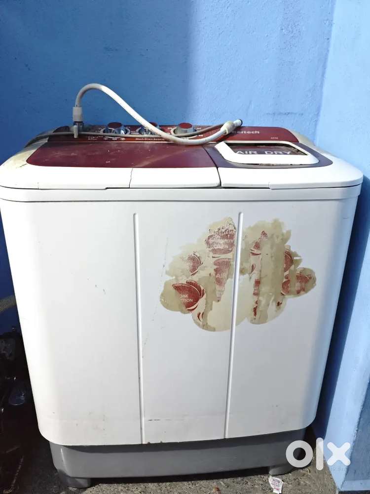 Washing machine with working wash tub, spin tub not working.