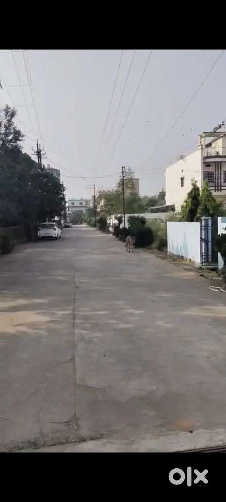 Colony plot in front of mandir