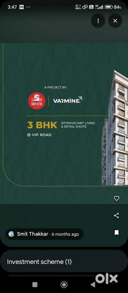 Near Apollo school VIP road connected society swastik Varmine