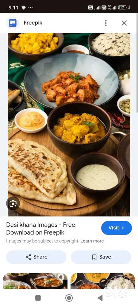 1 time ka khana bnana h