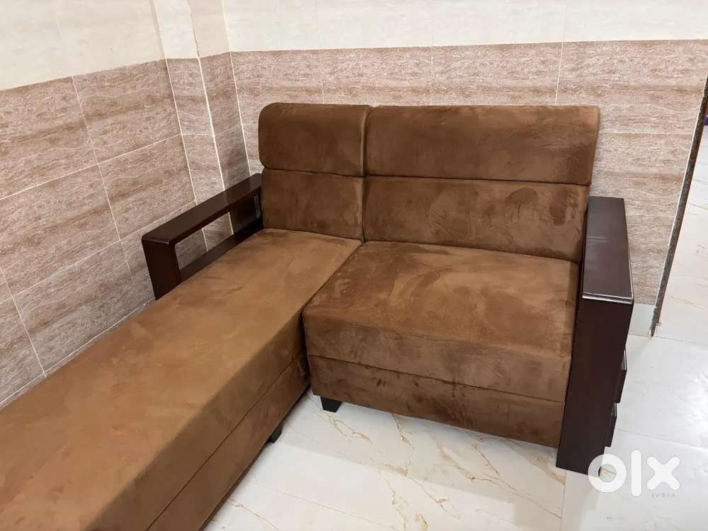 L shaped sofa