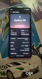 Oneplus 12R 16ram rom 256
