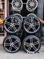 BMW ALLOYS & TYRES ORIGINAL SET OF 4 (VERY GOOD CONDITION)