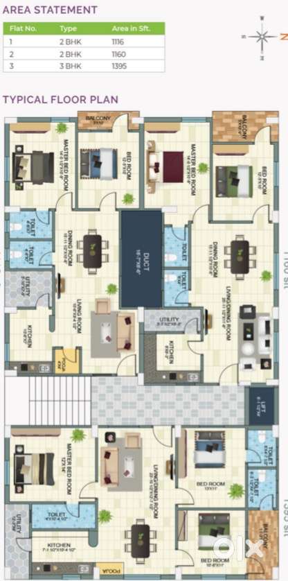 2bhk flats for sale in prashanth nagar