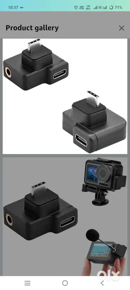 DJI OSMO ACTION CAMERA + MIC ZACK + 1 Aditional Battary