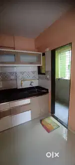 An unfinished 2BHK flat for rent front view of lake