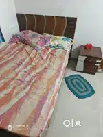 6x4 bed with storage and side table