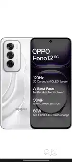 Reno 12 all good condition charges box available