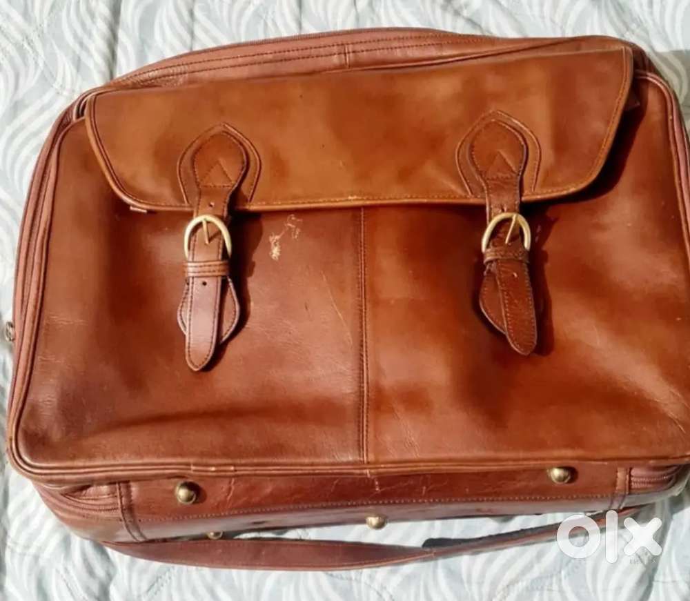 Hidesign leather luggage