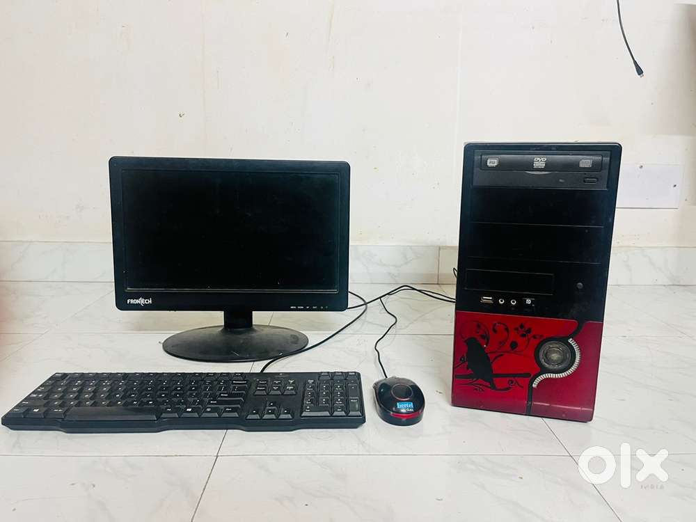 Computer monitor, CUP, Keyboard, mouse for sale