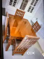 Grand Royal 6 seater dining table with 5 years warranty direct to fact