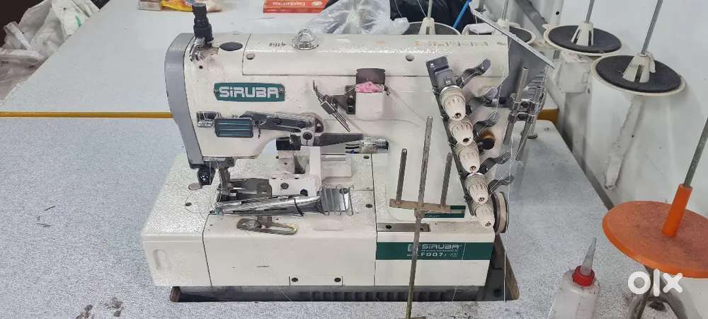 SIRUBA FLATLOCK WITH FOLDING CUTTER &OVER LOCK 2NO