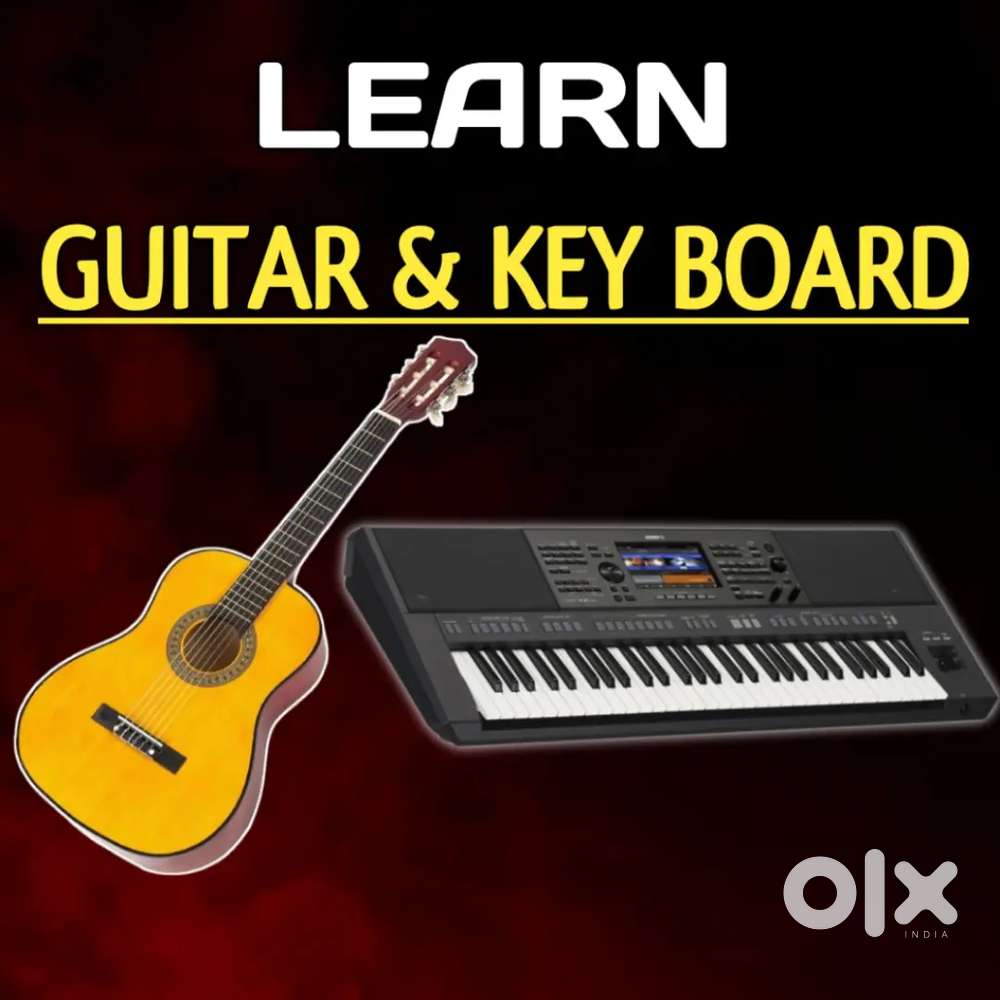 Learn Guitar and keyboard