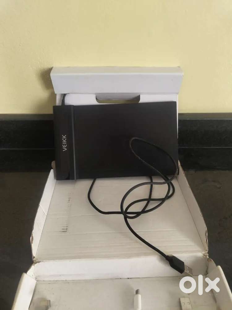 VEIKK S640 Drawing Tablet 6x4 inch, Battery-Free Stylus Graphic Tablet